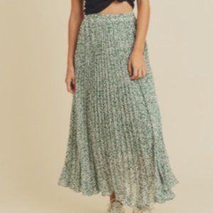 Animal Print Midi Skirt